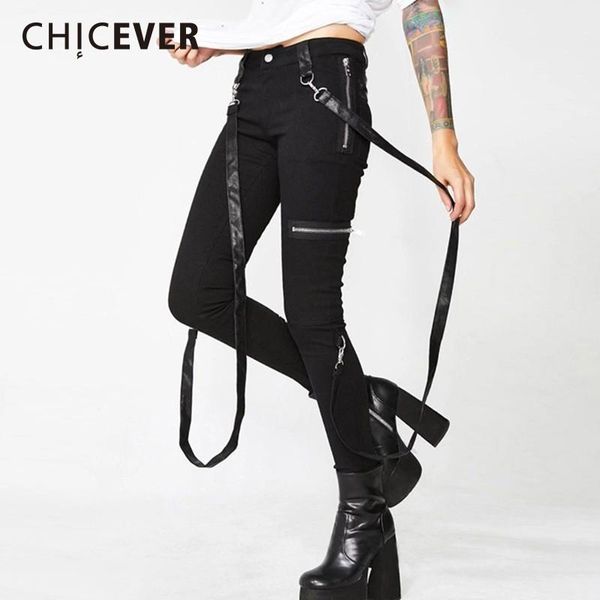 women's pants & capris chicever overalls trousers for women high waist slim zipper suspender pencil female clothes autumn fashion tide, Black;white
women's pants & capris chicever overalls trousers for women high waist slim zipper suspender pencil female clothes autumn fashion tide, Black;white
