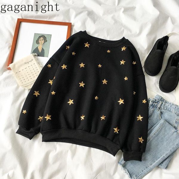 women's hoodies & sweatshirts gaganight sequin stars fashion women hoody blingbling sweatershirt long sleeve o neck casual loose outwe, Black
women's hoodies & sweatshirts gaganight sequin stars fashion women hoody blingbling sweatershirt long sleeve o neck casual loose outwe, Black
