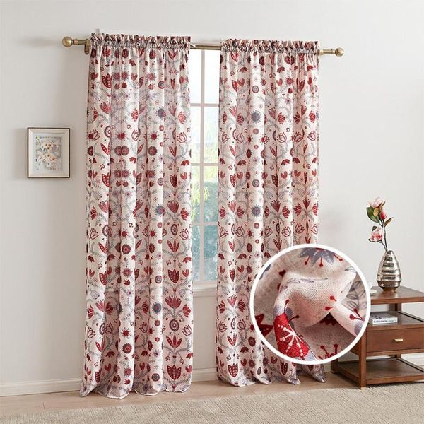 curtain & drapes polyester linen 135*220cm floral print rod curtains window screen cover household decoration for bedroom
curtain & drapes polyester linen 135*220cm floral print rod curtains window screen cover household decoration for bedroom