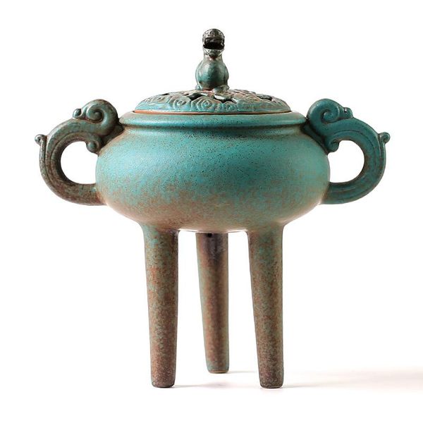 fragrance lamps ceramics antique incense censer tripod sandalwood furnace bedroom decoration archaize burner santal teaism
fragrance lamps ceramics antique incense censer tripod sandalwood furnace bedroom decoration archaize burner santal teaism