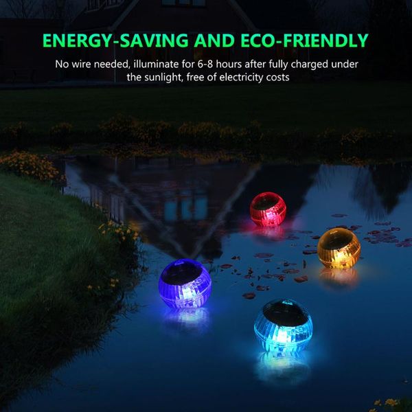 solar lamps 6pcs floating lights 7 color changing light waterproof led ball lamp for swimming pool yard pond garden
solar lamps 6pcs floating lights 7 color changing light waterproof led ball lamp for swimming pool yard pond garden