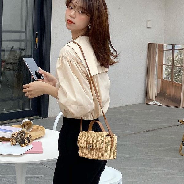 evening bags straw woven bag summer 2021 natural color box-type portable single-shoulder messenger wild rattan
evening bags straw woven bag summer 2021 natural color box-type portable single-shoulder messenger wild rattan