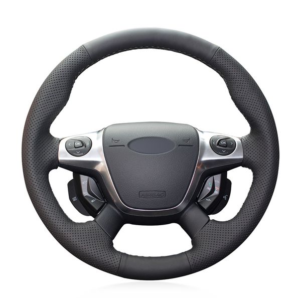 diy custom black artificial leather steering wheel cover for ford focus 3 2012-2014 kuga escape 2013-2016 c-max 2011-2014
diy custom black artificial leather steering wheel cover for ford focus 3 2012-2014 kuga escape 2013-2016 c-max 2011-2014