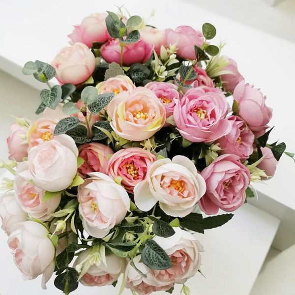 decorative flowers & wreaths 1 bouquet 10 heads artificial camellia silk fake balcony flower flores for diy home garden wedding decoration
decorative flowers & wreaths 1 bouquet 10 heads artificial camellia silk fake balcony flower flores for diy home garden wedding decoration