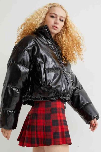 leather jacket high fashion men belt & women puffer autumn and winter short coat zipper cotton, Black
leather jacket high fashion men belt & women puffer autumn and winter short coat zipper cotton, Black