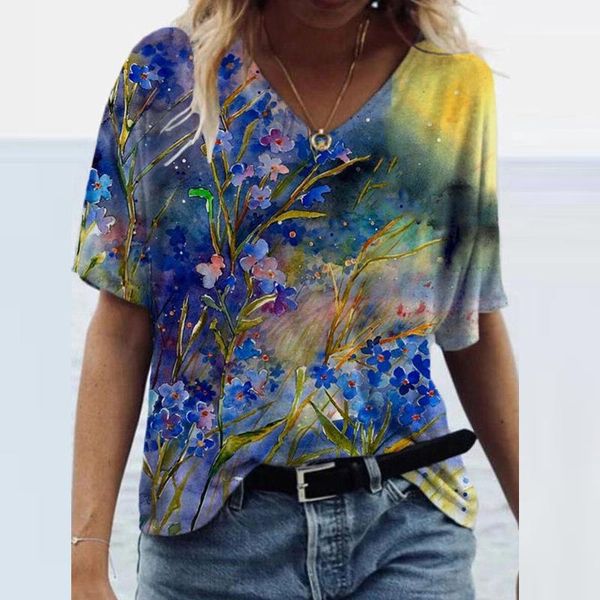 women's t-shirt vintage tshirts women summer flower printed short sleeve v-neck casual tee graphic t shirts mujer camisetas @40, White
women's t-shirt vintage tshirts women summer flower printed short sleeve v-neck casual tee graphic t shirts mujer camisetas @40, White