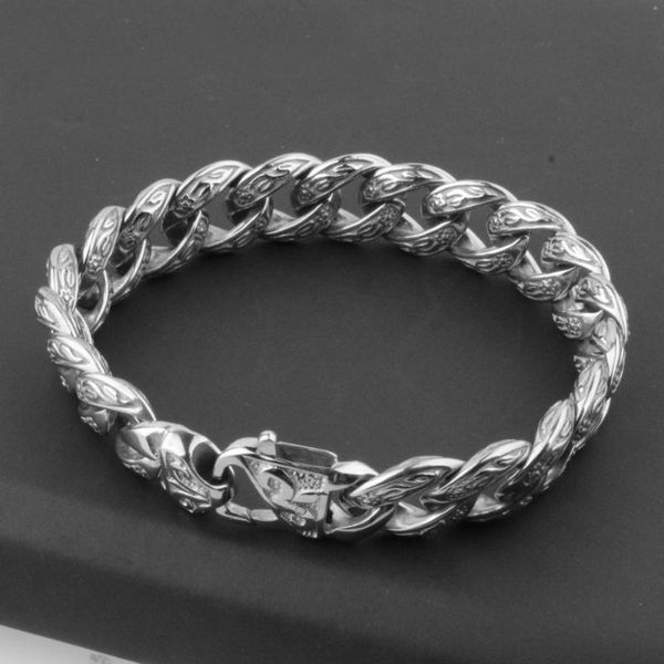 link, chain design closure chunky double curb bracelet for men gold color stainless steel male punk jewelry, Black
link, chain design closure chunky double curb bracelet for men gold color stainless steel male punk jewelry, Black