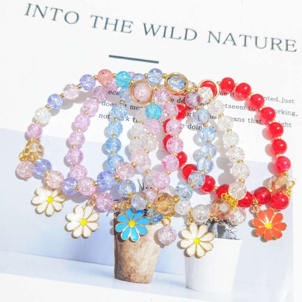 hand string bracelet pop crystal daisy female crystal beads fashion girl heart simple sweet single circle flower bracelet, Black
hand string bracelet pop crystal daisy female crystal beads fashion girl heart simple sweet single circle flower bracelet, Black