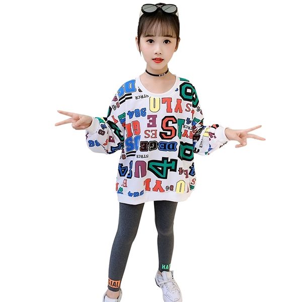 kids clothes girls sweatshirt + leggings clothing for spring autumn sets casual style kid 6 8 10 12 14 210528, White
kids clothes girls sweatshirt + leggings clothing for spring autumn sets casual style kid 6 8 10 12 14 210528, White