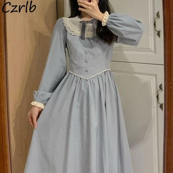 casual dresses dress women long sleeve patchwork bow mid-calf students tender korean version classy female vestidos sweet spring o-neck, Black;gray
casual dresses dress women long sleeve patchwork bow mid-calf students tender korean version classy female vestidos sweet spring o-neck, Black;gray