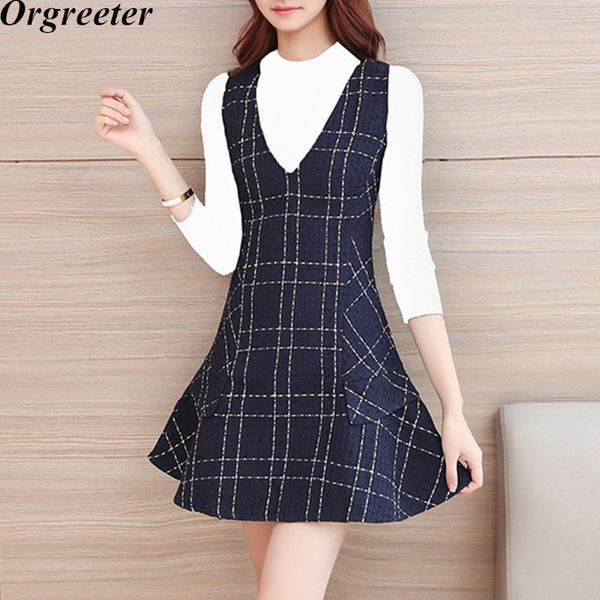 fall winter plaid tweed woolen 2 piece set women knitted pullovers sweater + thick v neck mini vest dress suits outfits 210525, White
fall winter plaid tweed woolen 2 piece set women knitted pullovers sweater + thick v neck mini vest dress suits outfits 210525, White