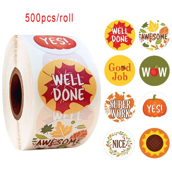 1 inch round reward stickers 500pcs/roll leaves pattern background cute words cartoon stickers for kids motivational sticker
1 inch round reward stickers 500pcs/roll leaves pattern background cute words cartoon stickers for kids motivational sticker