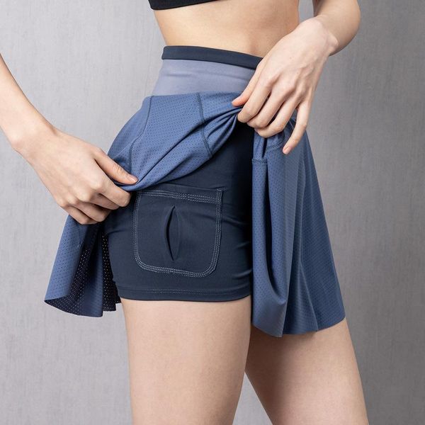 summer sports double layers yoga short skirt fitness running shorts breathable anti exposure skirts gym sportswear with pocket outfit
summer sports double layers yoga short skirt fitness running shorts breathable anti exposure skirts gym sportswear with pocket outfit