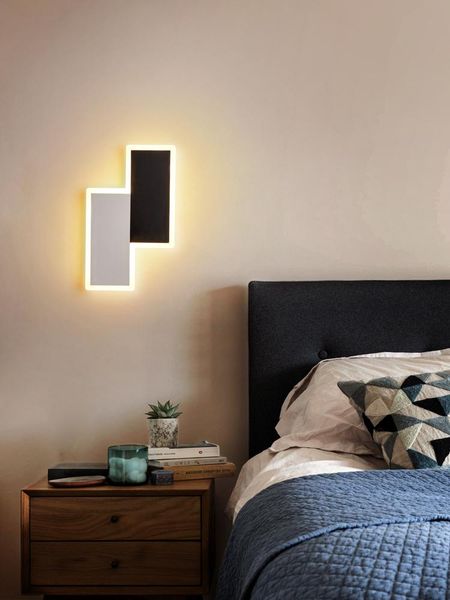 wall lamp modern simple lamps bedroom bedside white/black led living room aisle corridor light art decor lighting fixtures
wall lamp modern simple lamps bedroom bedside white/black led living room aisle corridor light art decor lighting fixtures
