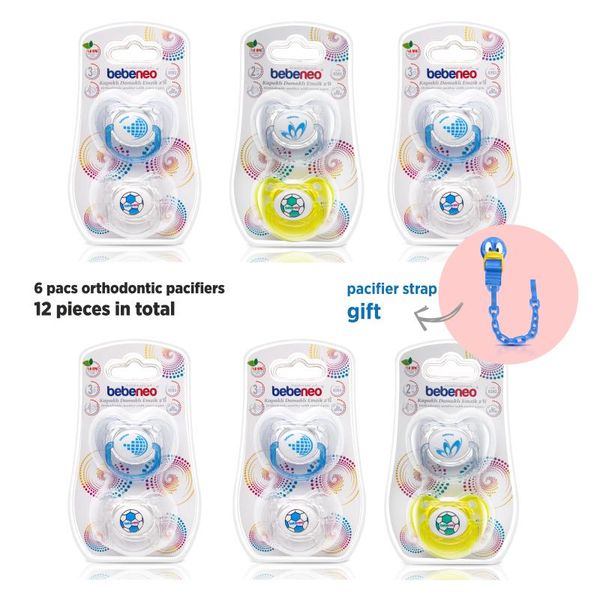 pacifiers# born pacifier set - 6 packs 12 pcs orthodontic strap gift soother made in turkey
pacifiers# born pacifier set - 6 packs 12 pcs orthodontic strap gift soother made in turkey