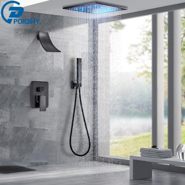 color shower faucet set bronze black waterfall bath mixers wall mounted concealed rain mixer tap bathroom sets
color shower faucet set bronze black waterfall bath mixers wall mounted concealed rain mixer tap bathroom sets