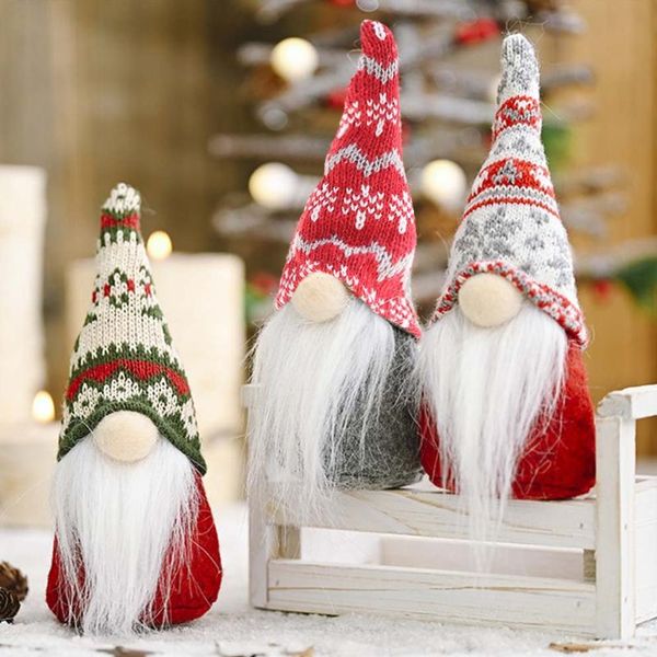 christmas decorations gnome handmade knitted snowflake pattern swedish tomte santa plush toys doll holiday party home decor ornament
christmas decorations gnome handmade knitted snowflake pattern swedish tomte santa plush toys doll holiday party home decor ornament