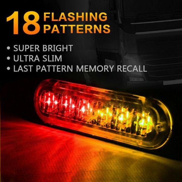 emergency lights practical to use led light heads 6led amber/red car truck flash strobe high quality
emergency lights practical to use led light heads 6led amber/red car truck flash strobe high quality