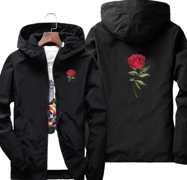 rose jacket windbreaker men and women's jacket new fashion white and black roses outwear coat, Black;brown
rose jacket windbreaker men and women's jacket new fashion white and black roses outwear coat, Black;brown
