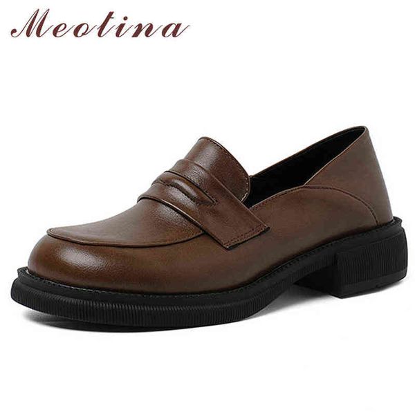 women's thick heel shoes round head middle casual fashion 2 9, Black