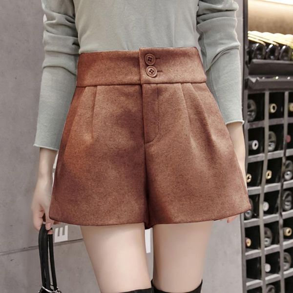 women's shorts women high waist booty autumn winter solid flare fashion pockets short pants korean wide leg feminino, White;black
women's shorts women high waist booty autumn winter solid flare fashion pockets short pants korean wide leg feminino, White;black
