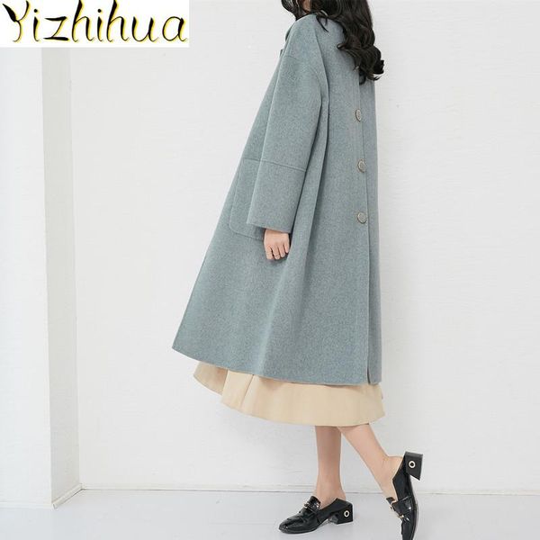 women's wool & blends 200% coat, robe, korean fashion, autumn 2021 clothes, overcoat pph2724, Black
women's wool & blends 200% coat, robe, korean fashion, autumn 2021 clothes, overcoat pph2724, Black