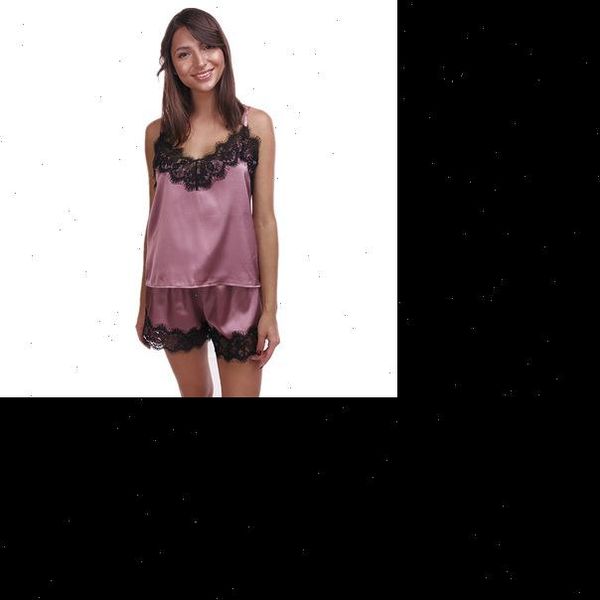summer spaghetti strap womens sleepwears lace pajamas sleeveless shorts sets fashion female, Black;red
summer spaghetti strap womens sleepwears lace pajamas sleeveless shorts sets fashion female, Black;red