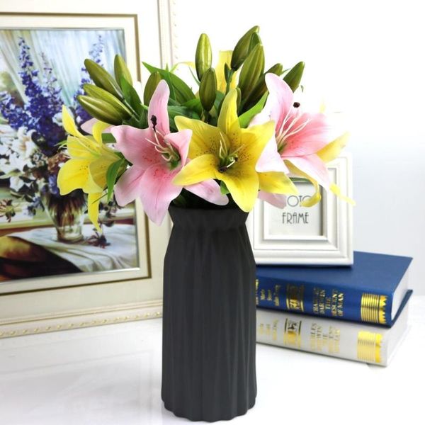 decorative flowers & wreaths 11pcs artificial lily wedding decoration flower lifelike bud pu foam elastic branch
decorative flowers & wreaths 11pcs artificial lily wedding decoration flower lifelike bud pu foam elastic branch