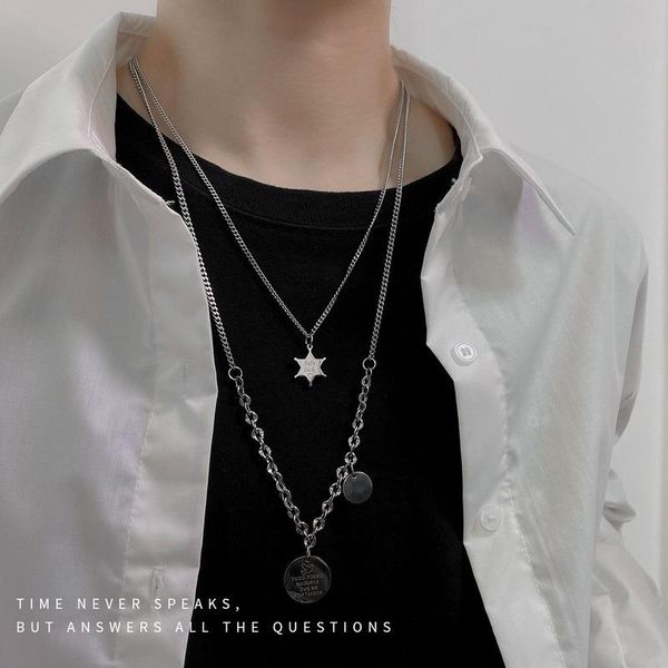 chains star necklace woman layered women necklaces pendant chain charms party silver color korean hiphop stainless collier
chains star necklace woman layered women necklaces pendant chain charms party silver color korean hiphop stainless collier