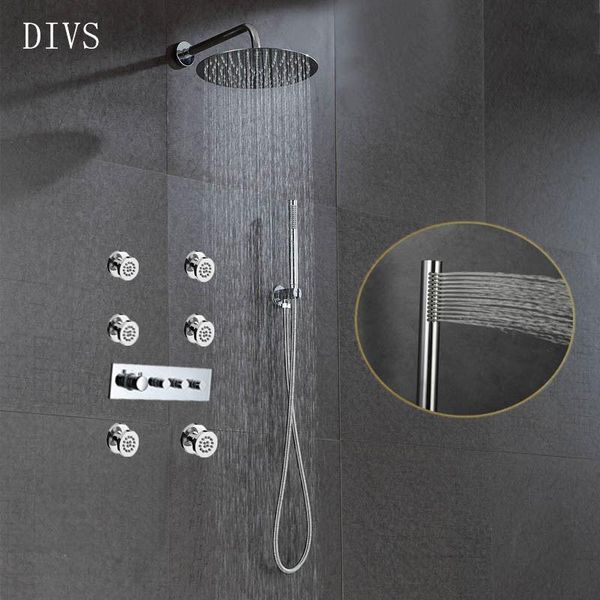 round water saving ultra thin 12" rainfall shower thermostatic in-wall mixer bathroom head set with spa spray body jets sets
round water saving ultra thin 12" rainfall shower thermostatic in-wall mixer bathroom head set with spa spray body jets sets