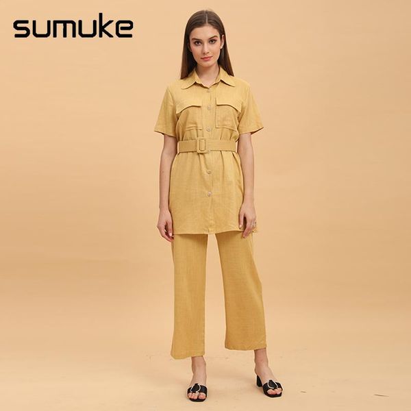 women's pants & capris sumuke casual solid wide leg pant loose women 2021 trousers middle waist yellow high quality, Black;white
women's pants & capris sumuke casual solid wide leg pant loose women 2021 trousers middle waist yellow high quality, Black;white