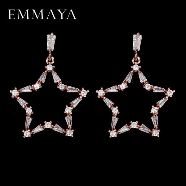 stud emmaya vacation gift fashion cz jewelry rose gold color statement five-pointed star earrings for friend wedding, Golden;silver
stud emmaya vacation gift fashion cz jewelry rose gold color statement five-pointed star earrings for friend wedding, Golden;silver
