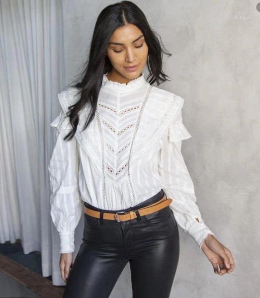 autumn fashion women hollow ruffles loose shirt female vintage blouse ddxgz1 women's blouses & shirts, White
autumn fashion women hollow ruffles loose shirt female vintage blouse ddxgz1 women's blouses & shirts, White