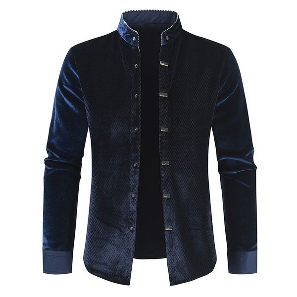 men's polos floral printed men polo casual man dress shirt long sleeve fashion golden velvet shirts h112501 ot2c, White;black
men's polos floral printed men polo casual man dress shirt long sleeve fashion golden velvet shirts h112501 ot2c, White;black