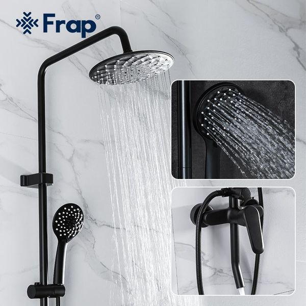 frap black/chromeshower faucet rainfall shower head hand sprayer bathroom system set bath water tap mixer torneira sets
frap black/chromeshower faucet rainfall shower head hand sprayer bathroom system set bath water tap mixer torneira sets