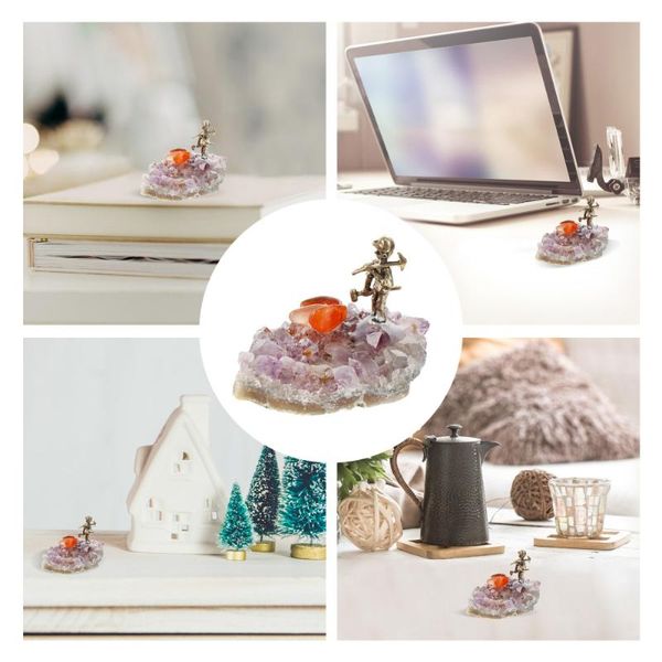 decorative objects & figurines 1pc natural amethyst cluster miner figurine decor home ornament
decorative objects & figurines 1pc natural amethyst cluster miner figurine decor home ornament