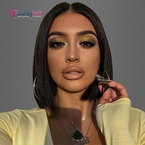 lace wigs straight human hair brazilian short bob closure for women 180 density 13x4 front wig pre plucke, Black;brown
lace wigs straight human hair brazilian short bob closure for women 180 density 13x4 front wig pre plucke, Black;brown