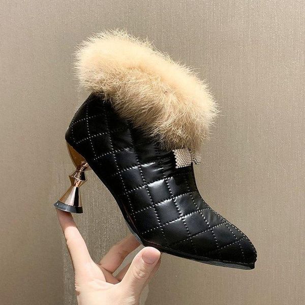boots women's 2021 pearl bow real fur winter snow female plush lining warm hair ankle booties shoes for women, Black
boots women's 2021 pearl bow real fur winter snow female plush lining warm hair ankle booties shoes for women, Black