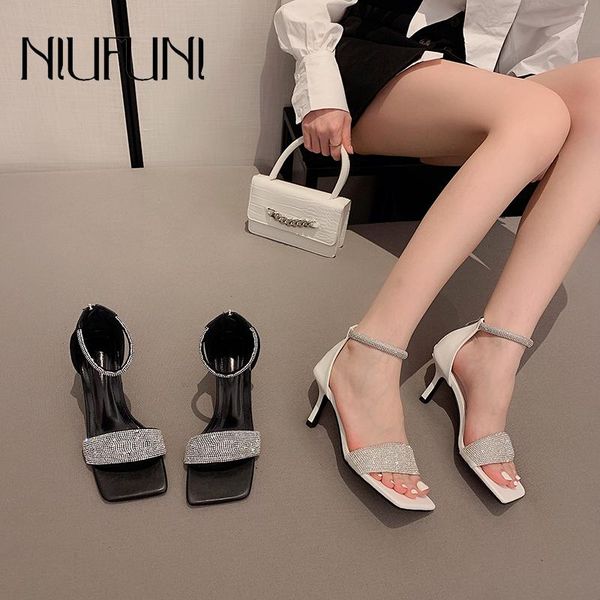 sandals niufuni rhinestone buckle open toe summer women's 2021 fashion stiletto high heels zip party banquet women shoes dress, Black
sandals niufuni rhinestone buckle open toe summer women's 2021 fashion stiletto high heels zip party banquet women shoes dress, Black