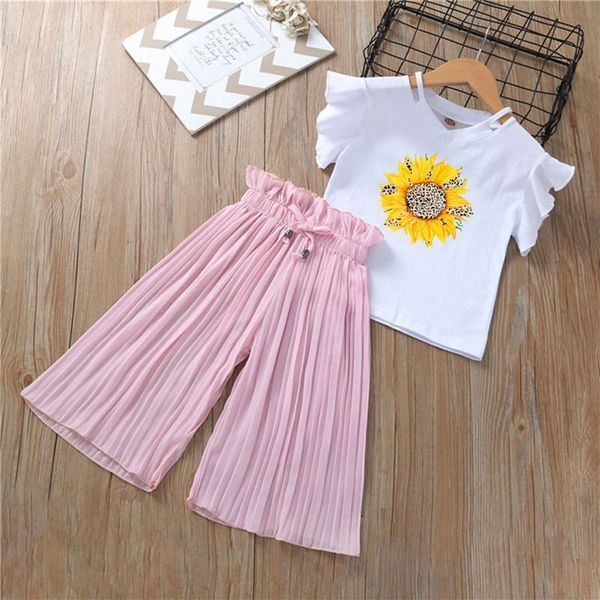 sunflower print kids clothes girls sets summer for children baby flower floral t shirt ruffle loose pants outfits clothing, White
sunflower print kids clothes girls sets summer for children baby flower floral t shirt ruffle loose pants outfits clothing, White
