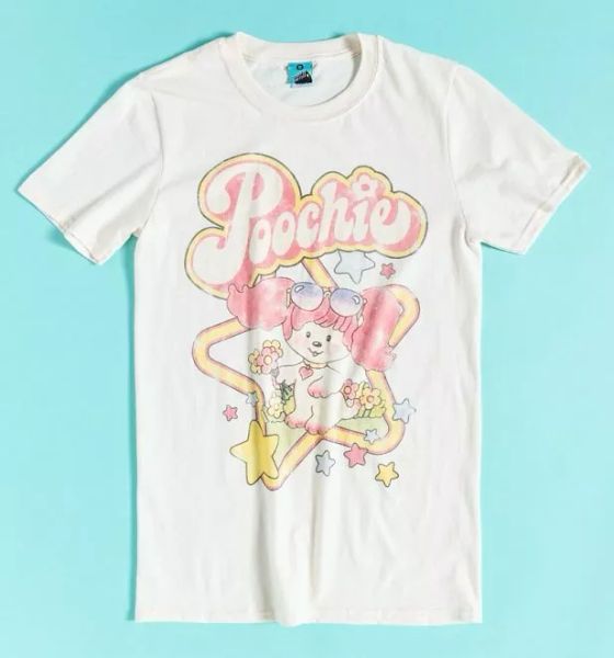 poochie ecru t-shirt, White;black