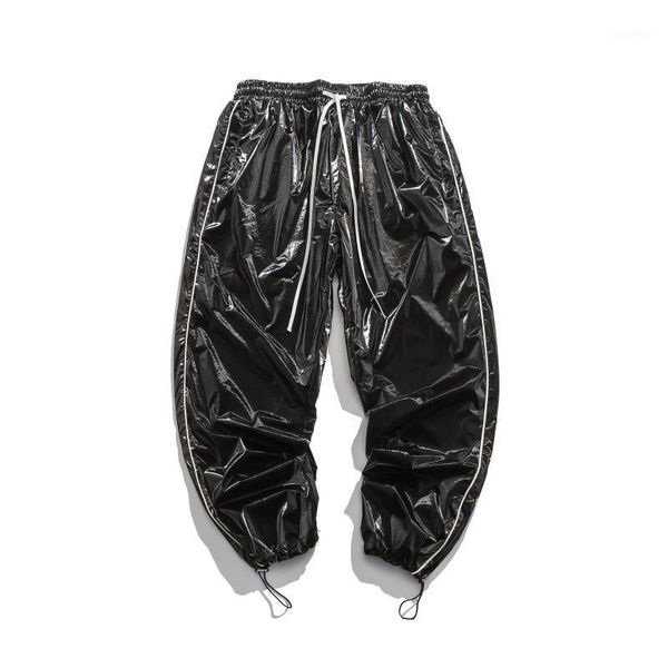 techwear pu leather wide leg hip hop cargo punk pants men drawstring japan style streetwear slacks sweatpants harajuku trousers men's, Black
techwear pu leather wide leg hip hop cargo punk pants men drawstring japan style streetwear slacks sweatpants harajuku trousers men's, Black