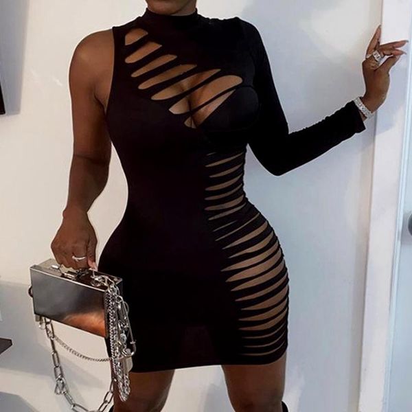casual dresses one shoulder club costume party hollow tight dress women round neck long sleeve mini slim, Black;gray
casual dresses one shoulder club costume party hollow tight dress women round neck long sleeve mini slim, Black;gray