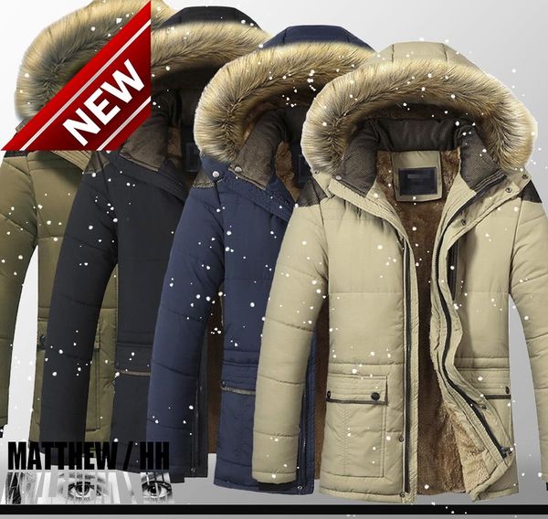 men's cold proof cotton jacket male long hooded zipper thickened down men's leisure fashion winter coat a076, Black
men's cold proof cotton jacket male long hooded zipper thickened down men's leisure fashion winter coat a076, Black