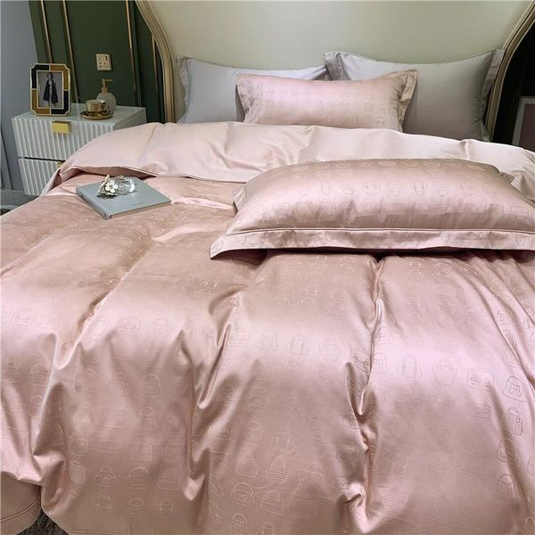 4pcs simple jacquard pure cotton bedding sets pillowcase king size fitted bed sheet single double coverlet 21035
4pcs simple jacquard pure cotton bedding sets pillowcase king size fitted bed sheet single double coverlet 21035