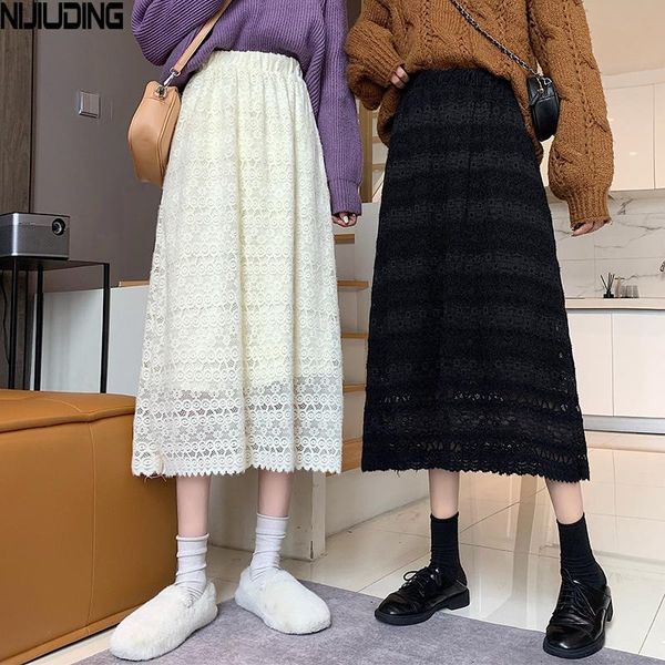 skirts nijiuding women's receive high waist lace with velvet lining 2021 autumn winter solid casual a-line mid calf skirt female, Black
skirts nijiuding women's receive high waist lace with velvet lining 2021 autumn winter solid casual a-line mid calf skirt female, Black