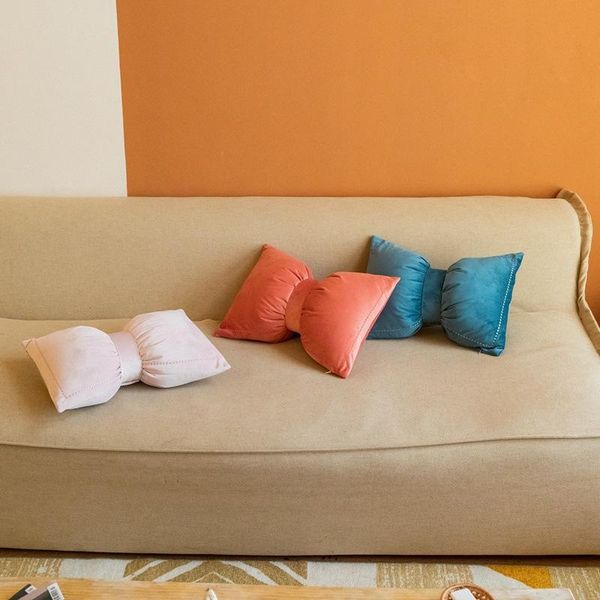 cushion/decorative pillow 2021 solid color velvet embroidered waist plain bow model room home decoration princess
cushion/decorative pillow 2021 solid color velvet embroidered waist plain bow model room home decoration princess