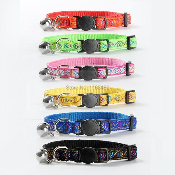 cat collars & leads 60pcs/lot nylon collar with bell safety buckle adjustable kitten small dogs cats printing pet supplies
cat collars & leads 60pcs/lot nylon collar with bell safety buckle adjustable kitten small dogs cats printing pet supplies