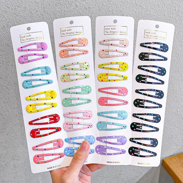 10/12clips colorful children drop-shaped clip hair accessories cute hairclip head jewelry fashion baby hairpin, Slivery;white
10/12clips colorful children drop-shaped clip hair accessories cute hairclip head jewelry fashion baby hairpin, Slivery;white