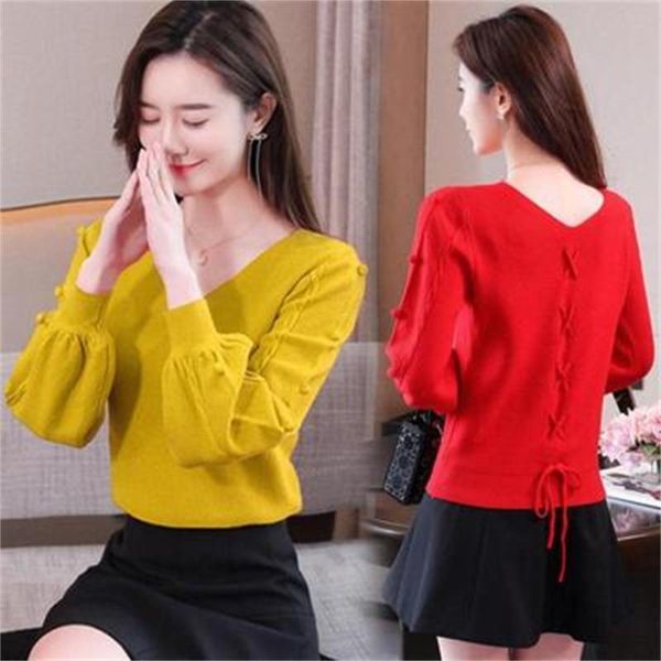 women's sweaters spring and autumn foreign style knitted bottoming shirt trendy long-sleeved fashion h1144, White;black
women's sweaters spring and autumn foreign style knitted bottoming shirt trendy long-sleeved fashion h1144, White;black